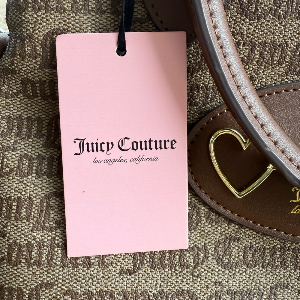 Juicy Couture Monogram Brown Satchel NWT - Picture 6 of 6